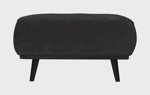 WOOOD Hocker 'Statement' Rib, kleur Graphite