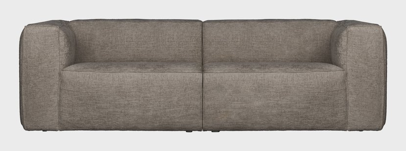 WOOOD Bank 'Bean' 3,5-zits, Melange, kleur Travertin