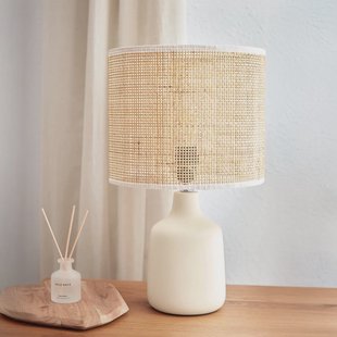 Kave Home Tafellamp 'Erna' Bamboe