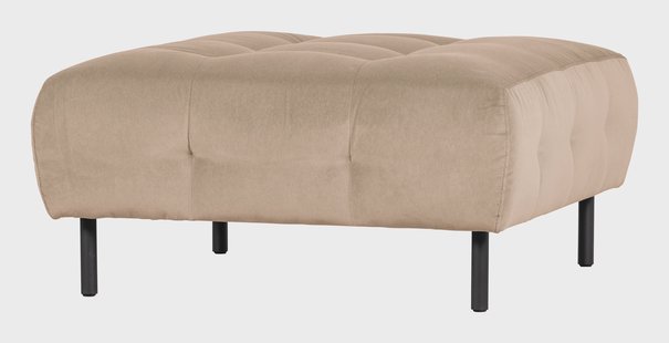 WOOOD Hocker 'Lloyd' Velvet, kleur Sea Salt