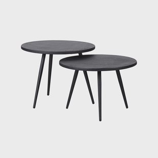 WOOOD Bijzettafel 'Suze' Set van 2 stuks