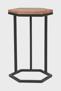 LABEL51 Bijzettafel 'Slide' Bruin Mangohout, 40cm