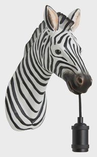 Light & Living Wandlamp 'Zebra' 25cm, kleur Wit/Zwart
