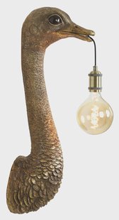Light & Living Wandlamp 'Ostrich' 72cm, kleur Antiek Brons