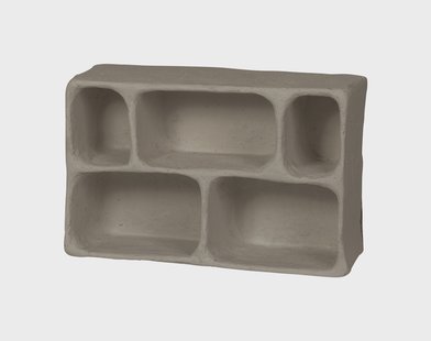 WOOOD Wandrek 'Clay' 70 x 45cm, kleur Grijs