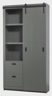 vtwonen Opbergkast 'Slide' kleur Soap Green