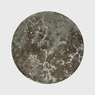 Light & Living Rond Vloerkleed 'Sjors' 200cm, kleur Olijfgroen