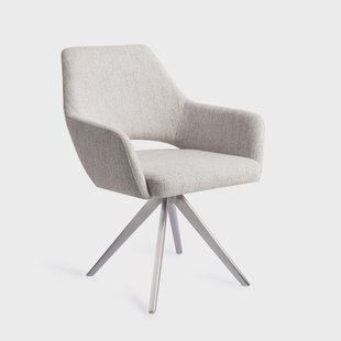 Jesper Home Eetkamerstoel 'Yanai' Turn Steel, Draaibaar, kleur Pigeon