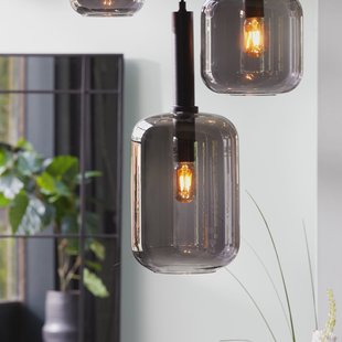 Light & Living Hanglamp 'Lekar' Ø22cm, kleur Zwart