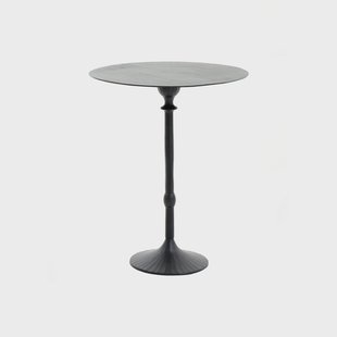 Light & Living Bijzettafel 'Janna' Ø50cm, kleur Mat Zwart