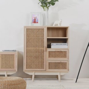 Artistiq Opbergkast 'Hanny' 85 x 70cm rotan / webbing