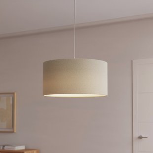 Kave Home Lampenkap 'Nazli' Linnen, ø50cm, kleur Beige