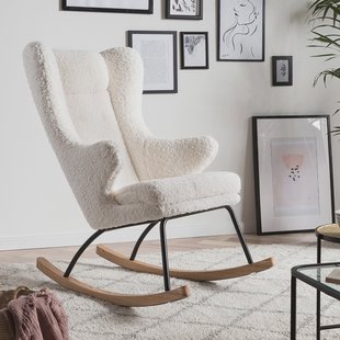 Artistiq Schommelstoel 'Benji' kleur wit