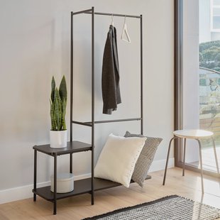 Kave Home Kledingrek 'Galatia' 150 x 100cm, kleur Zwart