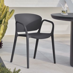 Kave Home Tuinstoel 'Ania' kleur Zwart