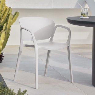 Kave Home Tuinstoel 'Ania' kleur Wit