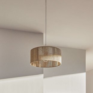 Kave Home Lampenkap 'Crista' Jute, Ø47cm