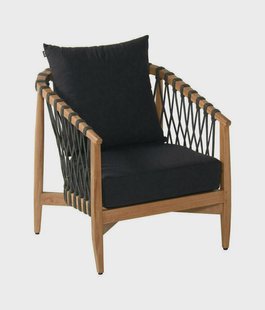 Hartman Zitkussen 'Bora' t.b.v. Bora Loungestoel, kleur Antraciet