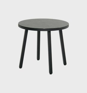 Hartman Outdoor Ronde Bijzettafel 'Livorno' Keramiek 75cm, kleur Antraciet