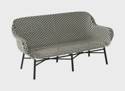 Hartman Tuinbank 'Delphine' 2-zits, kleur Zwart