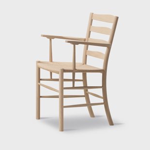 Fredericia Furniture Klint armstoel Natuur-gevlochten-gezeepte eik