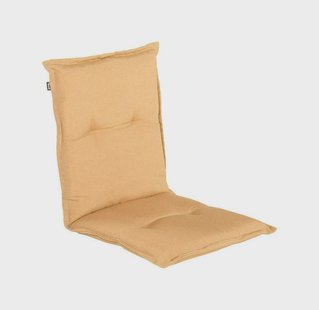 Hartman Tuinkussen 'Cuba' t.b.v. Tuinstoel lage rug, kleur Mosterd