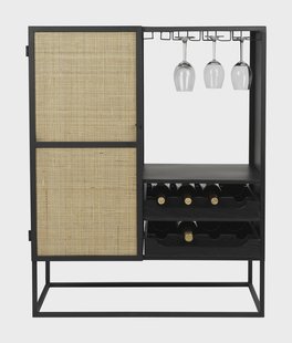 ZILT Wijnkast 'Richie' Webbing, Voor 8 flessen