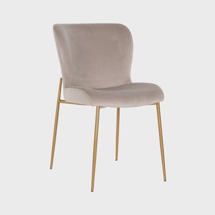 Richmond Eetkamerstoel 'Odessa' Velvet, kleur Khaki