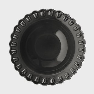 PotteryJo Tulipa serveerschaal large Ø30 cm Almost black