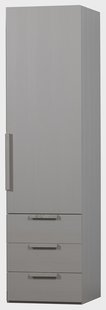 WOOOD Kledingkast 'Rens' 1-deurs, kleur Pebble Grey