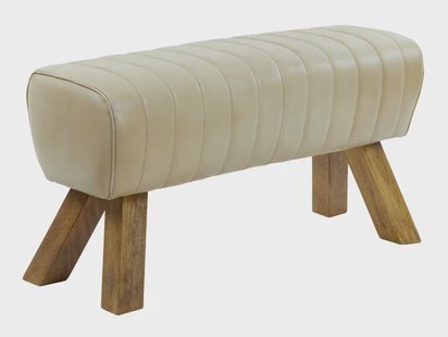 Light & Living Eetkamerbank 'Ramy' Leer, kleur Zand