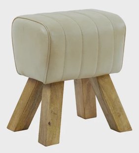 Light & Living Kruk 'Ramy' Leder, kleur Zand