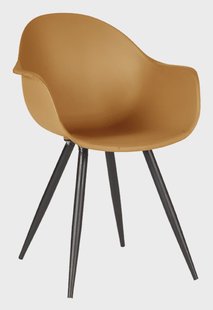 LABEL51 Eetkamerstoel 'Luca' PP, kleur Oker