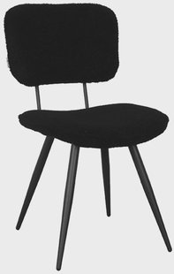 LABEL51 Eetkamerstoel 'Ted' Teddy, kleur Zwart