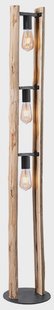 LABEL51 Vloerlamp 'Woody' Hout, 3-lamps
