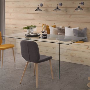 Kave Home Glazen Eettafel 'Burano', 180 x 90 cm