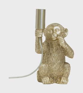 Light & Living Tafellamp 'Monkey' 23cm, kleur Mat Goud