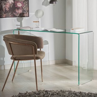 Kave Home Glazen Sidetable 'Burano', 125 x 40 cm