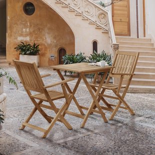 Artistiq Tuinset 'Larissa' 2 stoelen + 1 tafel, Acaciahout