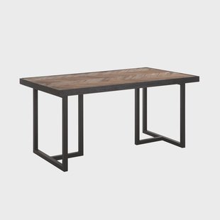 DTP Home Eettafel 'Criss Cross' Hout en staal, 240 x 100cm