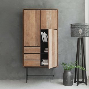 DTP Home Opbergkast 'Metropole' Teakhout, 210 x 100cm