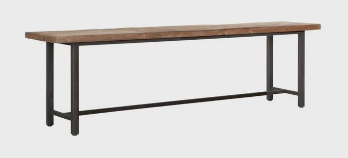 DTP Home Eetkamerbank 'Beam' Teakhout, 165cm, kleur Naturel