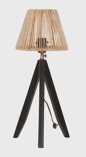 MUST Living Tafellamp 'Montecristo' Teakhout, kleur Zwart