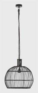 MUST Living Hanglamp 'Las Salinas' Rotan, 40cm, kleur Zwart