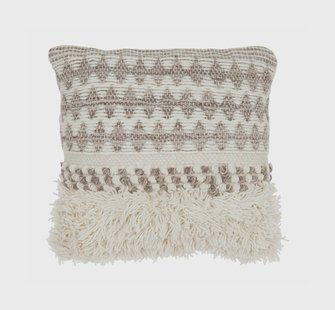 MUST Living Kussen 'Aura' 45 x 45cm, kleur Grijs