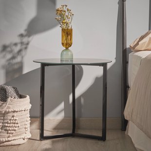 Kave Home Bijzettafel 'Raeam', kleur zwart