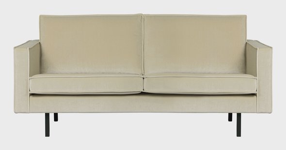 WOOOD 2,5-zits Bank 'Rodeo' Velvet, kleur Pistache