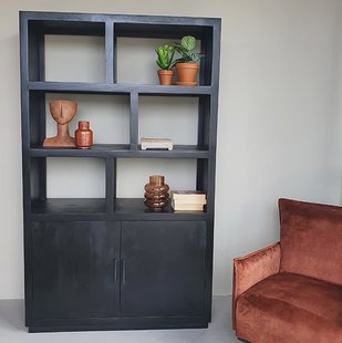 Livingfurn Opbergkast 'Jaxx' Mangohout, 200 x 120cm