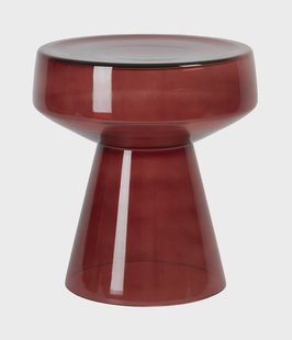 Light & Living Bijzettafel 'Dakwa' Ø37cm, kleur Bordeaux