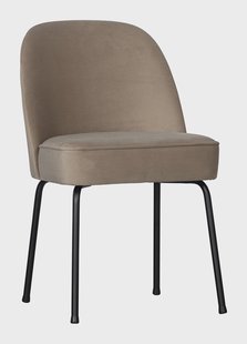 WOOOD Eetkamerstoel 'Vogue' Velvet, kleur Khaki